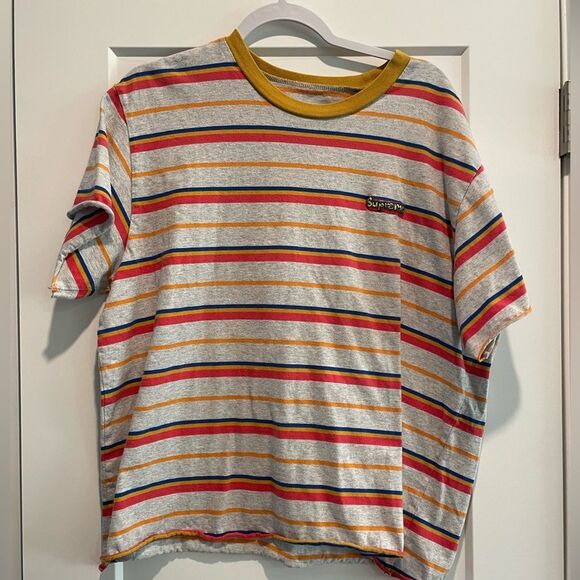 Supreme Heather Stripe Top Gold - Picture 2 of 4